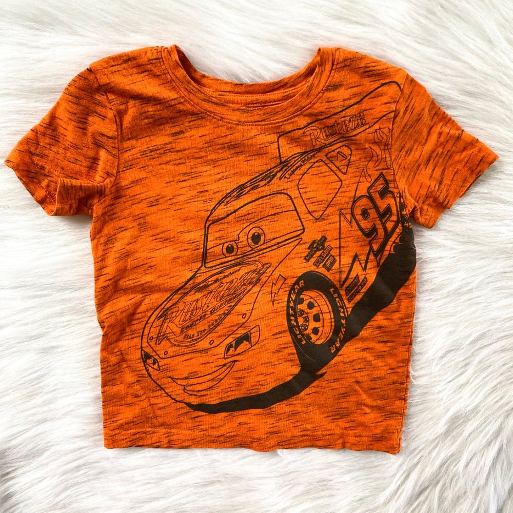 Disney Cars Lightning McQueen Shorts Set 4T - Picture 2 of 7